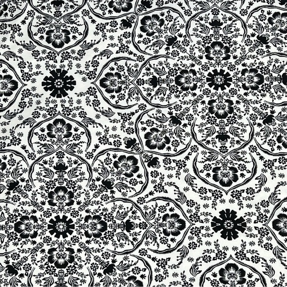 NWT PIPHANY IBIZA Sleeveless Black White Floral Tunic Tank Top Women's Size XL - Picture 12 of 16